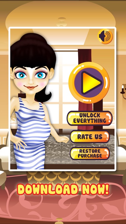 Pregnant Mommy's Salon Spa Fun - hair beauty makeover & new baby nail games (girl & boy) 2! screenshot-4