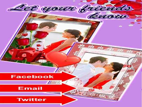 Screenshot #5 pour Photo Greeting Prank - Love Saint Valentin Autocollants & Photo Editor