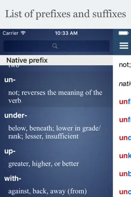 Game screenshot English Prefixes and Suffixes apk