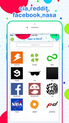 Skins for Agar.io !のおすすめ画像2