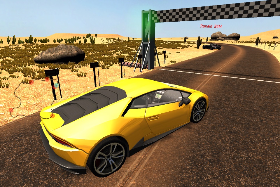 Extreme Dirt Desert Car Racing Simulator 3D screenshot 2