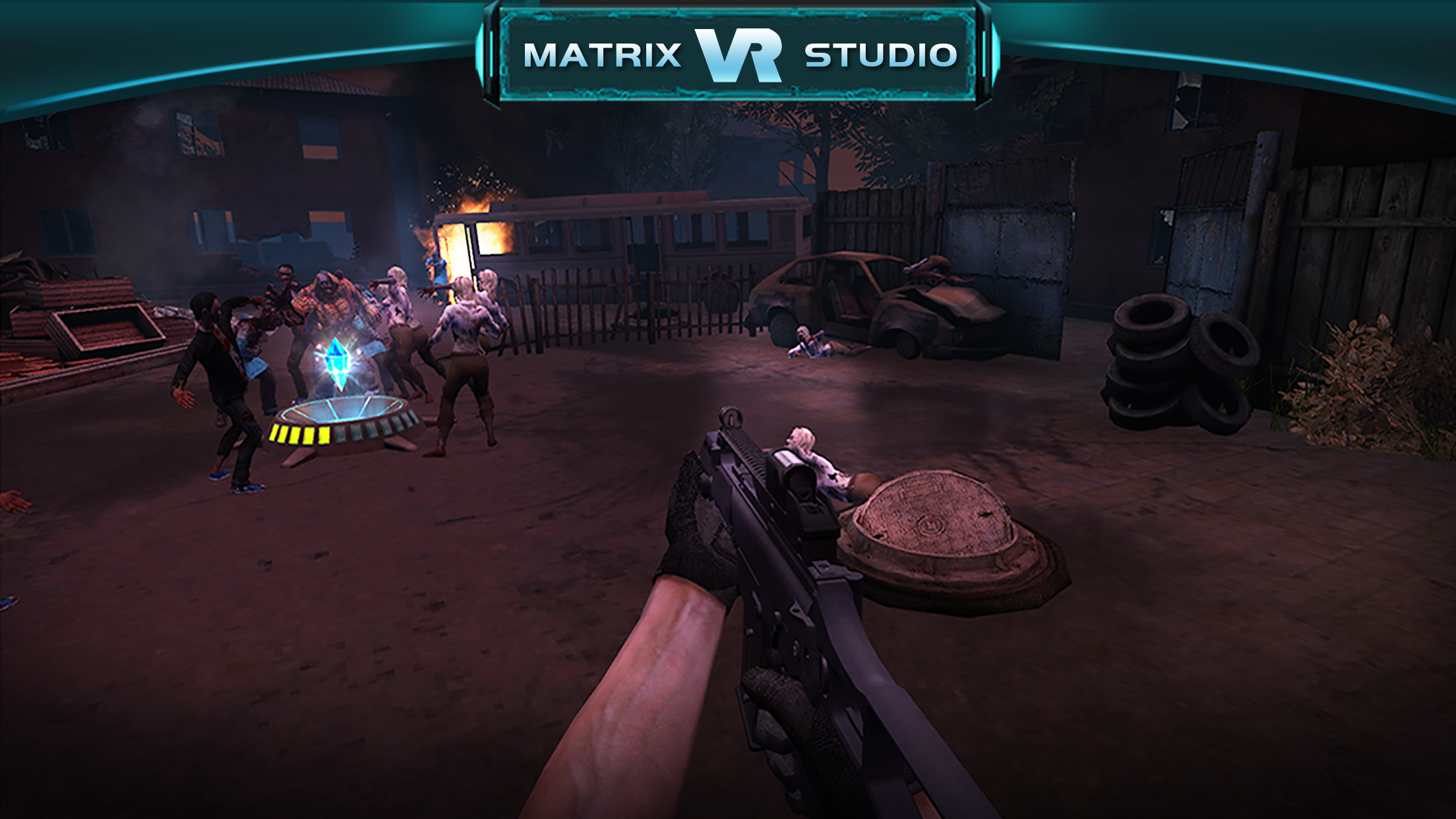 VR Shooter : zombie shooter for cardboard screenshot 4