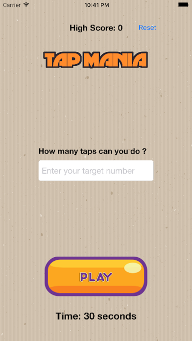 Screenshot #1 pour 30 Seconds Tap Challenge