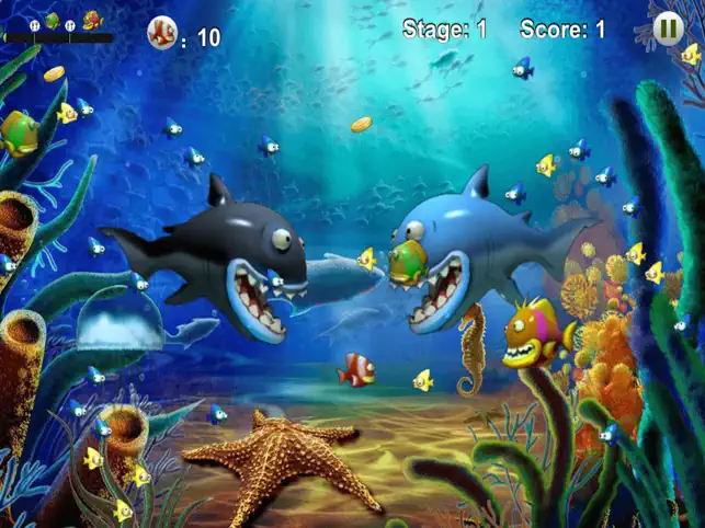 Captura 1 Feeding Frenzy - Eat Fish iphone