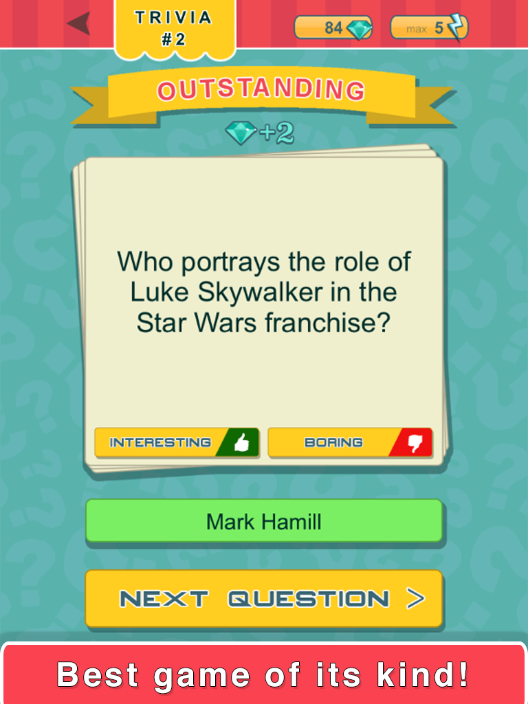 Trivia Quest™ Actors - trivia questions