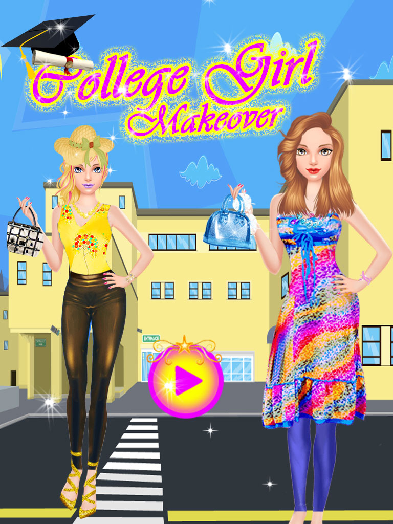 Collage Girl Makeover - Girl Games screenshot 6