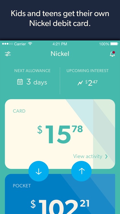 Nickel - The Allowance Manager and MasterCard Prepaid Card