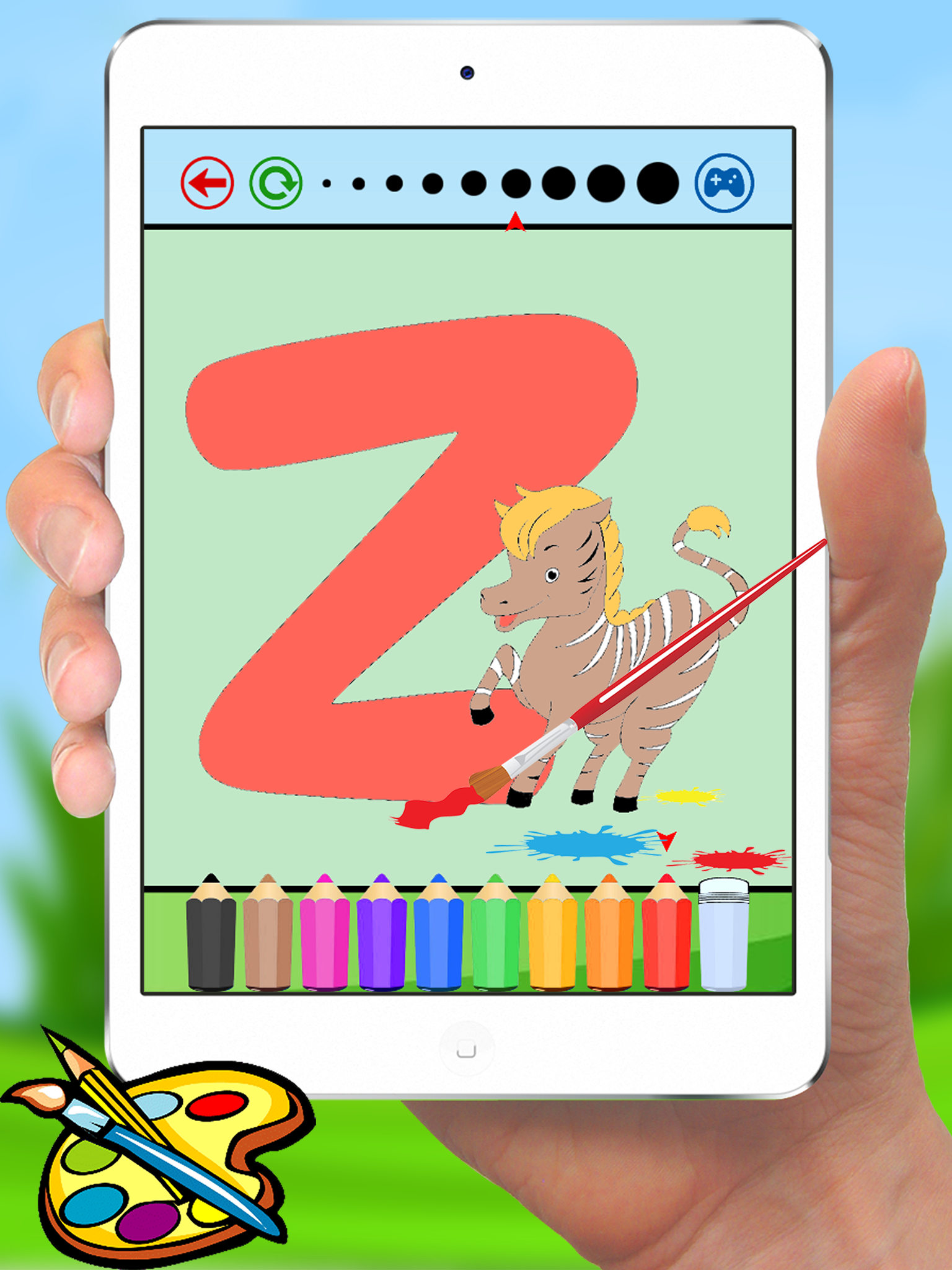 ABC Alphabet animals coloring book and drawing A-Z for kids screenshot 10