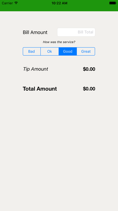 Screenshot #1 pour QuickTip - Rounded tips for an easy total