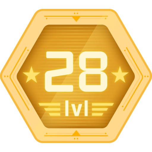 Reached level 28 icon