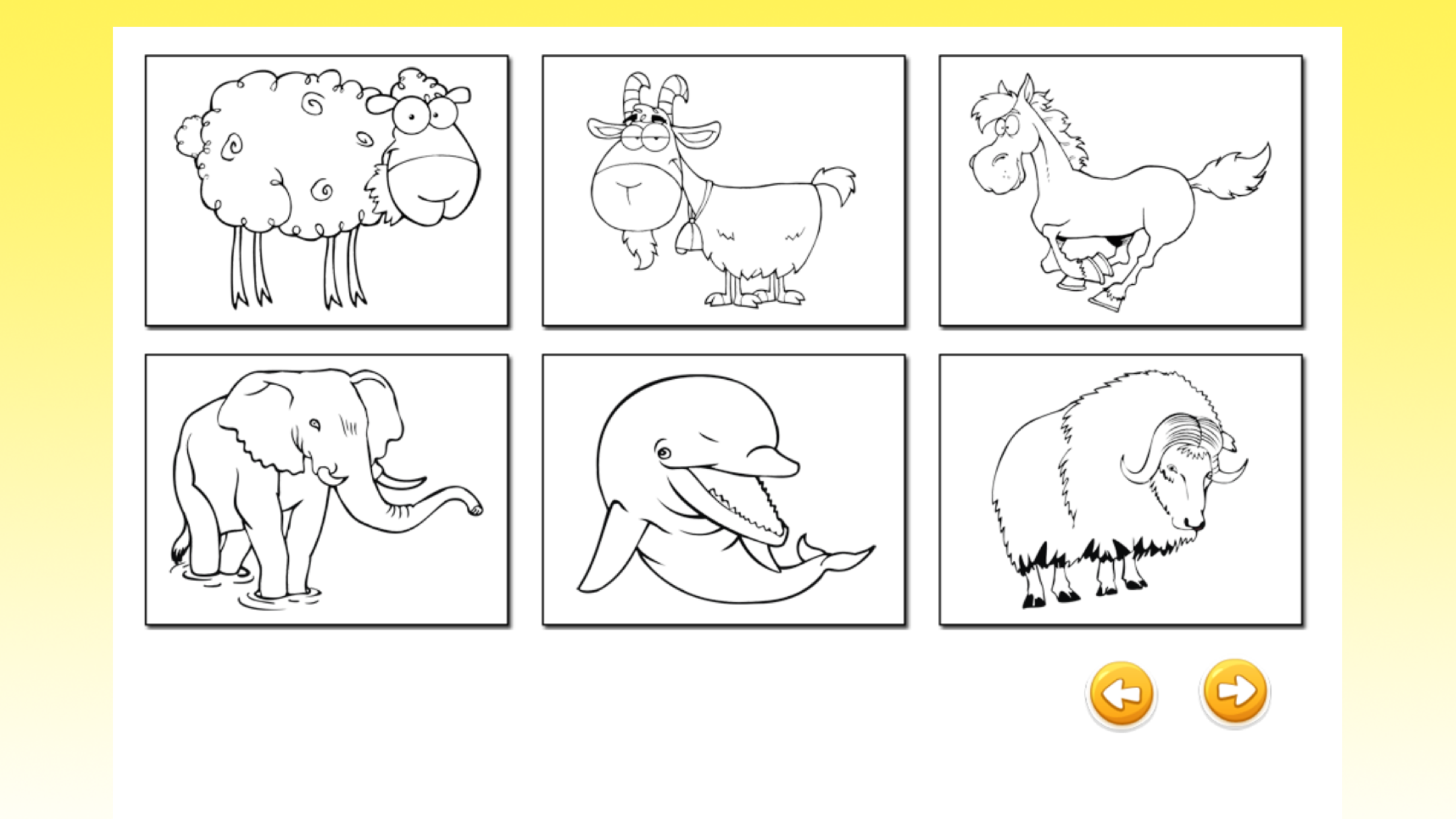 Printable Animal Coloring Worksheets for Pre K & Kindergarten screenshot 3