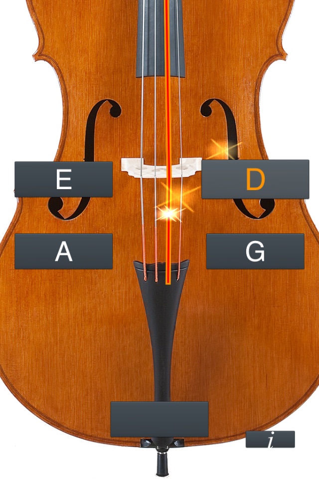 Double Bass Tuner Simple screenshot 2