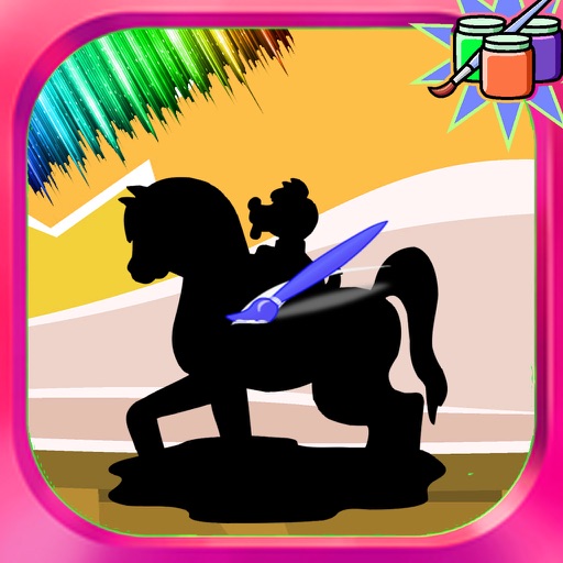 Painting App Game Horse Page Edition