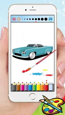 Game screenshot Classic Car Coloring Book & Рисование автомобилей бесплатно для детей hack