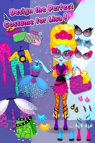 Monster Sisters Fashion Party - No Ads screenshot 3