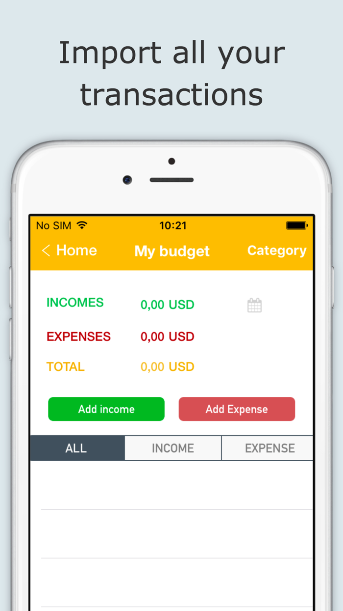 Money Control - My Budget book - Income and Expense Tracker »