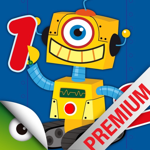 Robots & Numbers - games to learn numbers and practice counting, sums & basic maths for kids and toddlers (Premium) iOS App