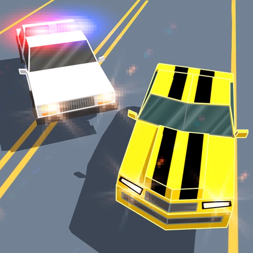 Smashy Car Race 3D: Pixel Cop Chase icon