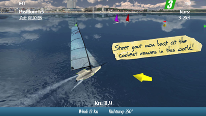 Screenshot #1 pour CleverSailing Lite - Sailboat Racing Game