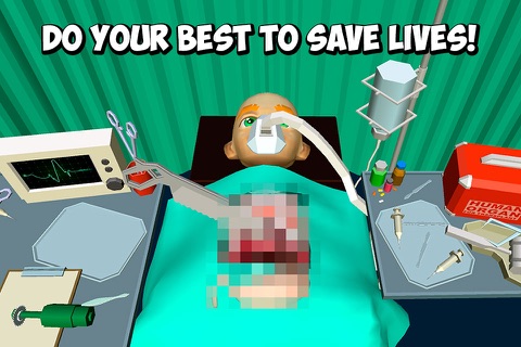 Crazy Doctor: Cartoon Surgery Simulator 3D screenshot 4