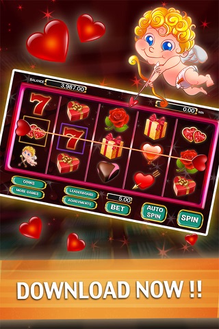 2016 Valentine's Love Slots Free -The most romantic slot machine for couples ever. screenshot 3