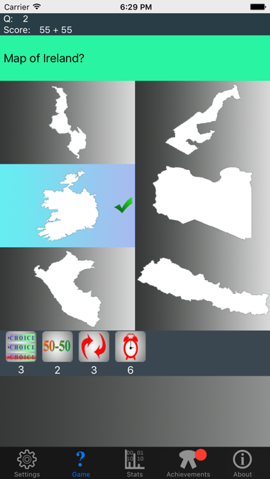 Screenshot #2 pour Ultimate Country Maps Trivia