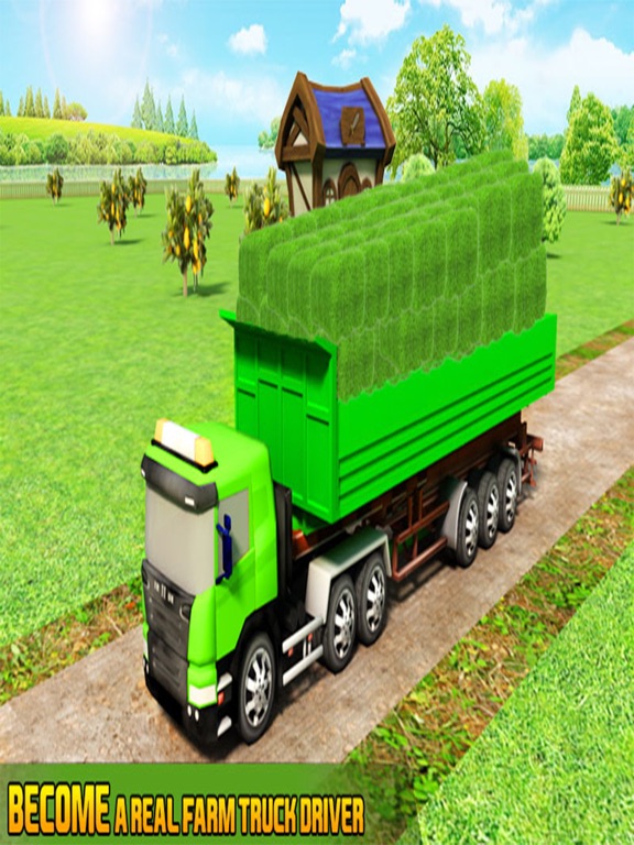Farm Truck 3D Silage Transporter iPad screenshot