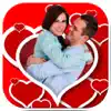 Love photo frames - Photomontage love frames to edit your romantic images delete, cancel