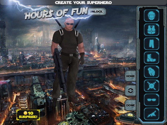 Screenshot #6 pour Superhero Creator - Super Hero Character Costume Maker & Dress Up Game for Man FREE