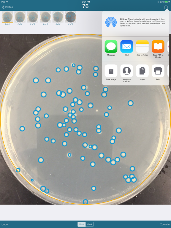 Promega Colony Counter iPad screenshot