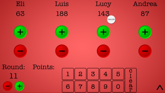 Score counter for iPhone
