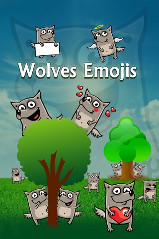 Wolf Emojis screenshot 2