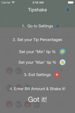 Tipshake screenshot 2