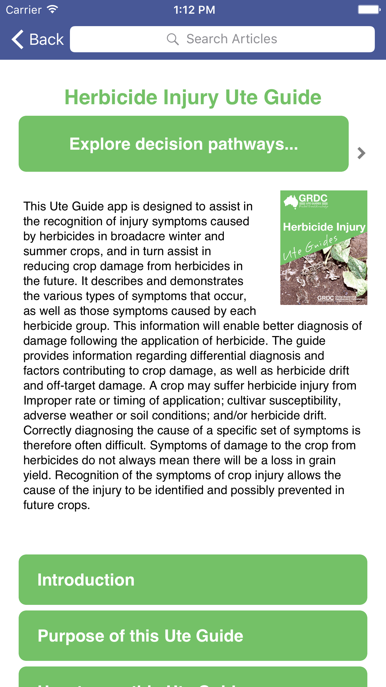 GRDC Ute Guides