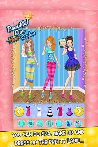 Beautiful Girl Hair Salon with Dress Up kids Gameのおすすめ画像5