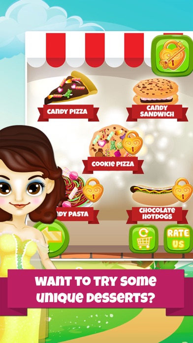 PIZZA DESSERT MAKER SALON - CANDY FOOD COOKING &AMP; CAKE MAKING KIDS GAMES FOR GIRL BOY! 1.0 IOS