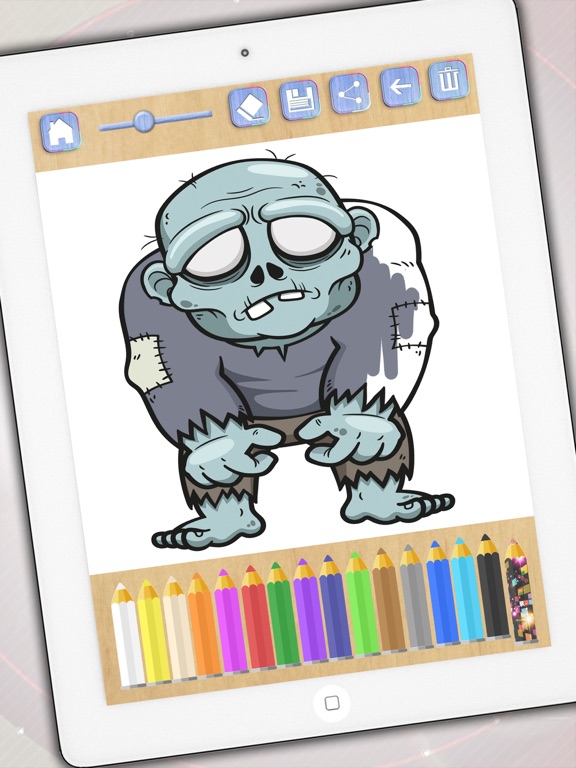 Screenshot #5 pour Peinture couleur et zombies - Zombie livre de coloriage pour les garçons et les filles