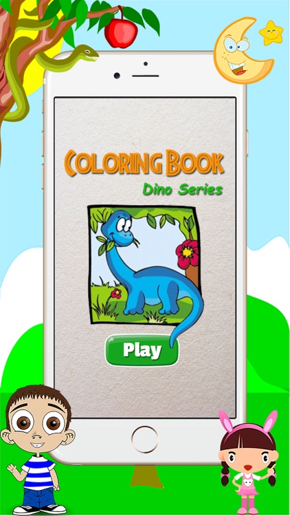 Dino Coloring Book - Dinosaur Drawing for Kids Free Games