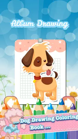 Game screenshot Dog Drawing Coloring Book - Cute Caricature Art Ideas pages for kids mod apk