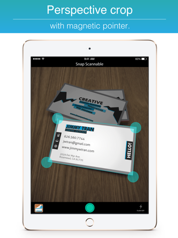 Snap Scannable : Pocket scanner for small business management iPad screenshot 3 - Business app
