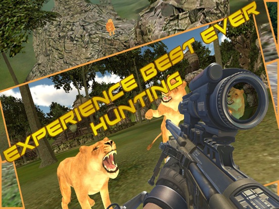 Wild Lion Hunter 2016 - Jungle King Hunting Simulation 3d : Full fun free game iPad screenshot 1 - Games app