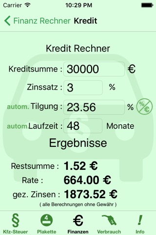 KfzSteuer+ screenshot 4