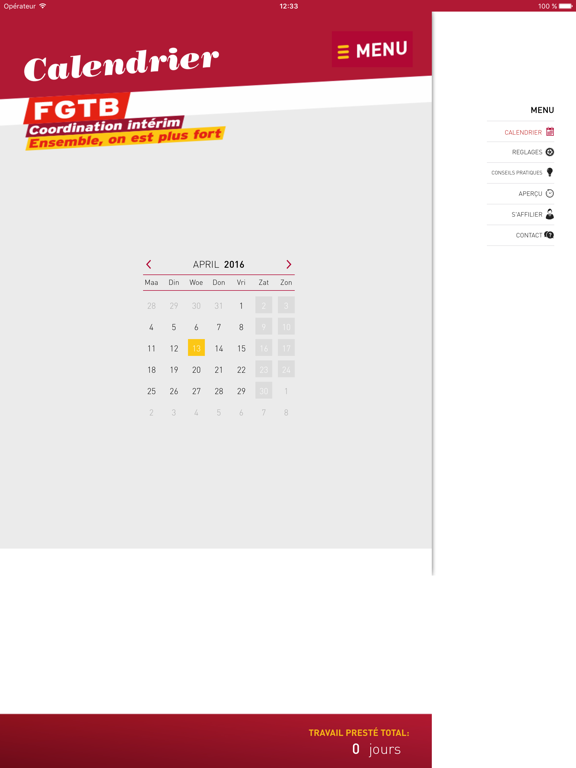 Screenshot #5 pour FGTB Intérim Prime de fin d'année