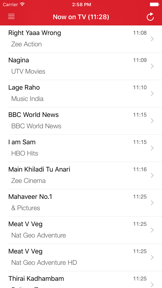 Indian Television Guide screenshot