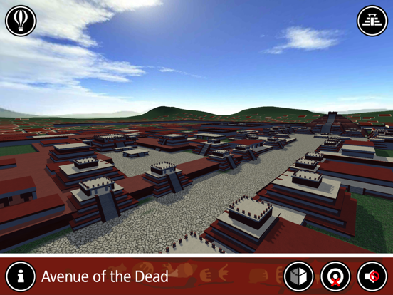 Teotihuacan 3D iPad screenshot 4 - Travel app
