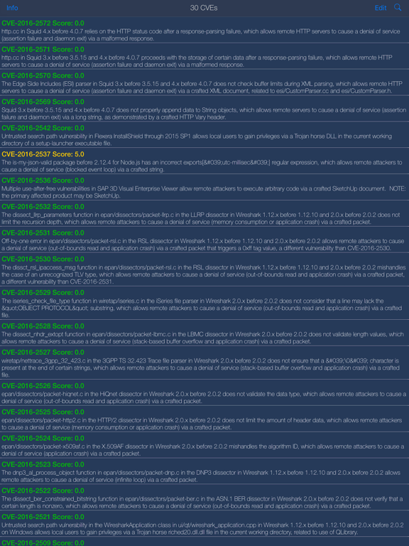 Screenshot #4 pour CVEMonitor