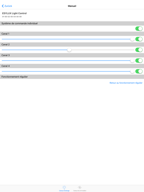 Screenshot #6 pour ESYLUX Light Control