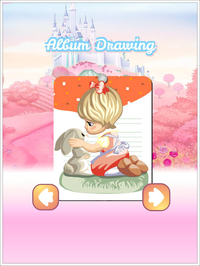 princess kids coloring book inspiration logo page