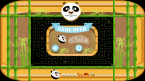 Pac Panda - kung fu man and monsters in 256 endless arcade maze screenshot