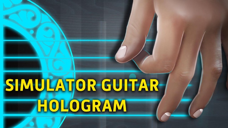 Simulator Guitar Hologram